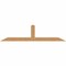 Ekena Millwork Portland Smooth Timber Gable Bracket, Western Red Cedar, 96"W x 24"H x 5 1/2"D x 5 1/2"F, 6/12 Pitch GBW096X24X0606POR00SWR - alternate 1